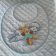 Baby bib with Sleeping baby and toy embroidery design