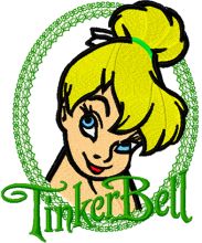 Tinker Bell embroidery design