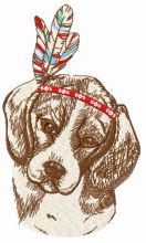 Beagle 2 embroidery design