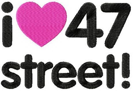 I love 47street machine embroidery design