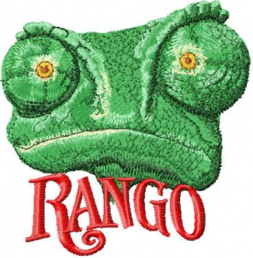 Rango embroidery design