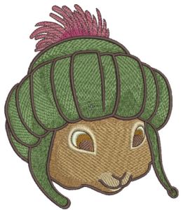 Happy bunny 2 embroidery design