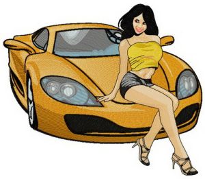 Chronicles of a Racing Diva embroidery design