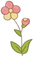 Small flower free embroidery design 21