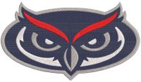 Florida Atlantic Owls Primary logo embroidery design