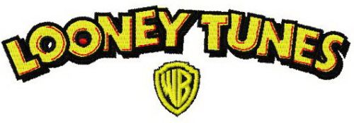 Looney Tunes logo 2 machine embroidery design