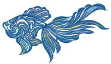 Mosaic fish 6 embroidery design