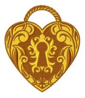 Little keylock embroidery design