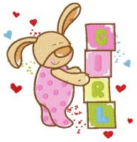 Pyramid of cubes embroidery design