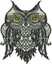 Owl granny 2 embroidery design