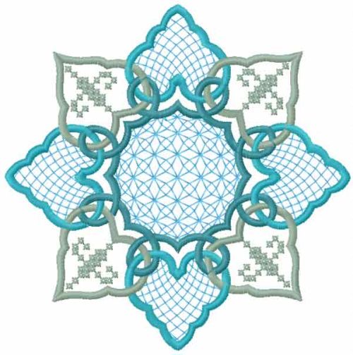 Decoration free wind embroidery design