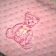 teddy bear toy embroidery design