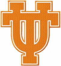 University of tennessee logo embroidery design