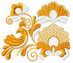 Flower pattern 10 embroidery design