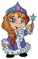 Snow maiden 3 embroidery design