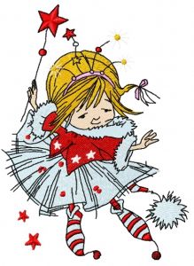 I'm Christmas fairy 5 embroidery design