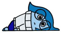 Sadness 2 embroidery design