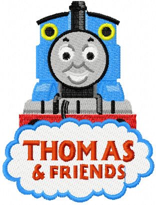 Thomas the Tank Engine 4 machine embroidery design