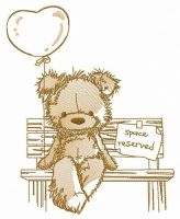 Waiting for you embroidery design