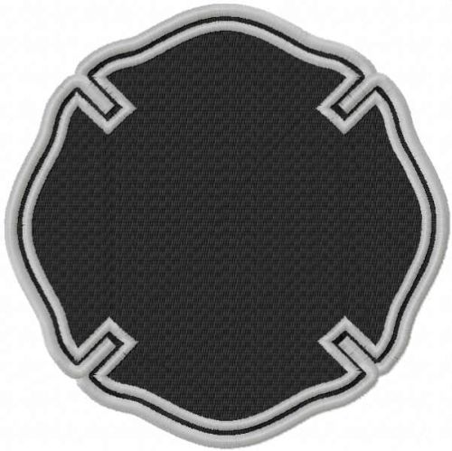 Fire department template embroidery design