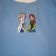 Frozen sisters embroidered on shirt