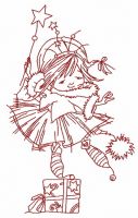 I'm Christmas fairy 3 embroidery design