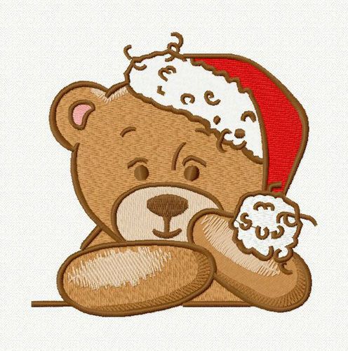 Waiting for Christmas 4 machine embroidery design