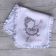 Baby napkin set baby ballerina embroidery design