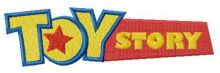 Toy Story logo embroidery design