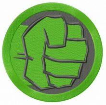 Hulk's fist embroidery design