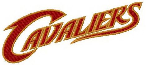 Cleveland Cavaliers logo2 machine embroidery design