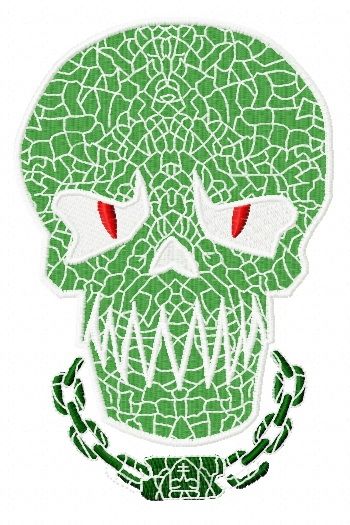 Suicide Squad KillerCroc 2 machine embroidery design