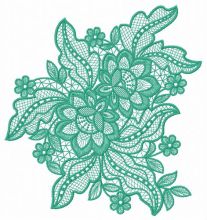 Lace flower 7 embroidery design