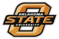 Oklahoma State University logo embroidery design