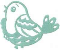 Blue bird free embroidery design 3