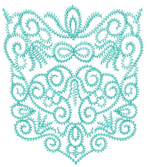 Pocket decoration free embroidery design