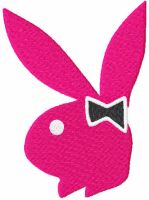 Playgirl logo embroidery design