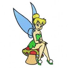 Tinkerbell 9  embroidery design