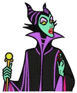 Maleficent 3 embroidery design