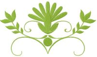 Free green decoration free embroidery design