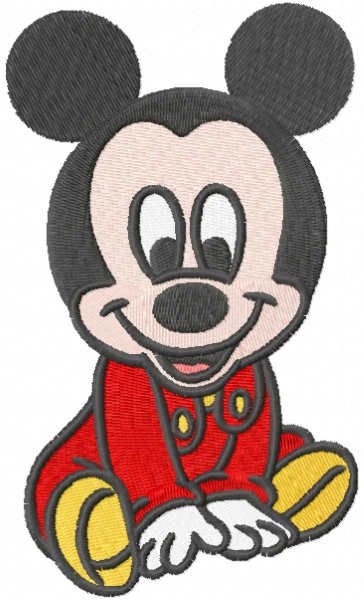 Mickbaby embroidery design