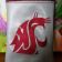 Washington State Cougars design on bag embroidered