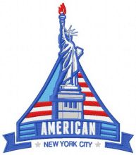 American Liberty 5 embroidery design