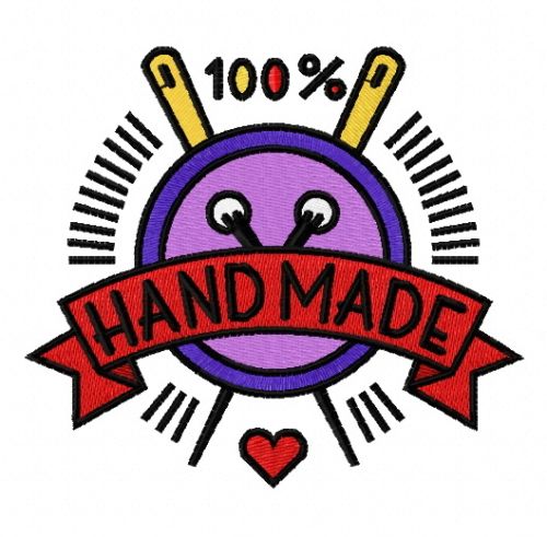 100% handmade 4 machine embroidery design