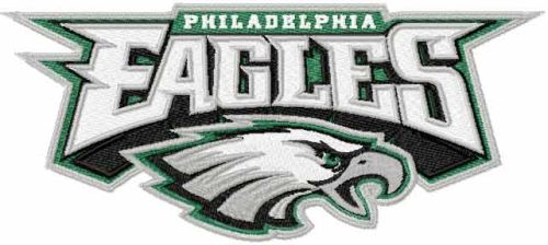 Philadelphia Eagles machine embroidery design
