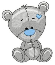 Plush bear 2 embroidery design