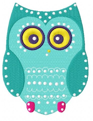 Winter owl 3 machine embroidery design