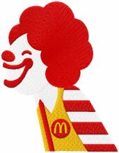 Smiling Ronald McDonald