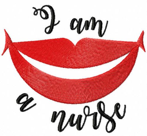 I am nurse free embroidery design