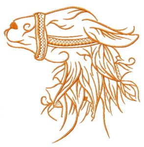 Lama 3 embroidery design